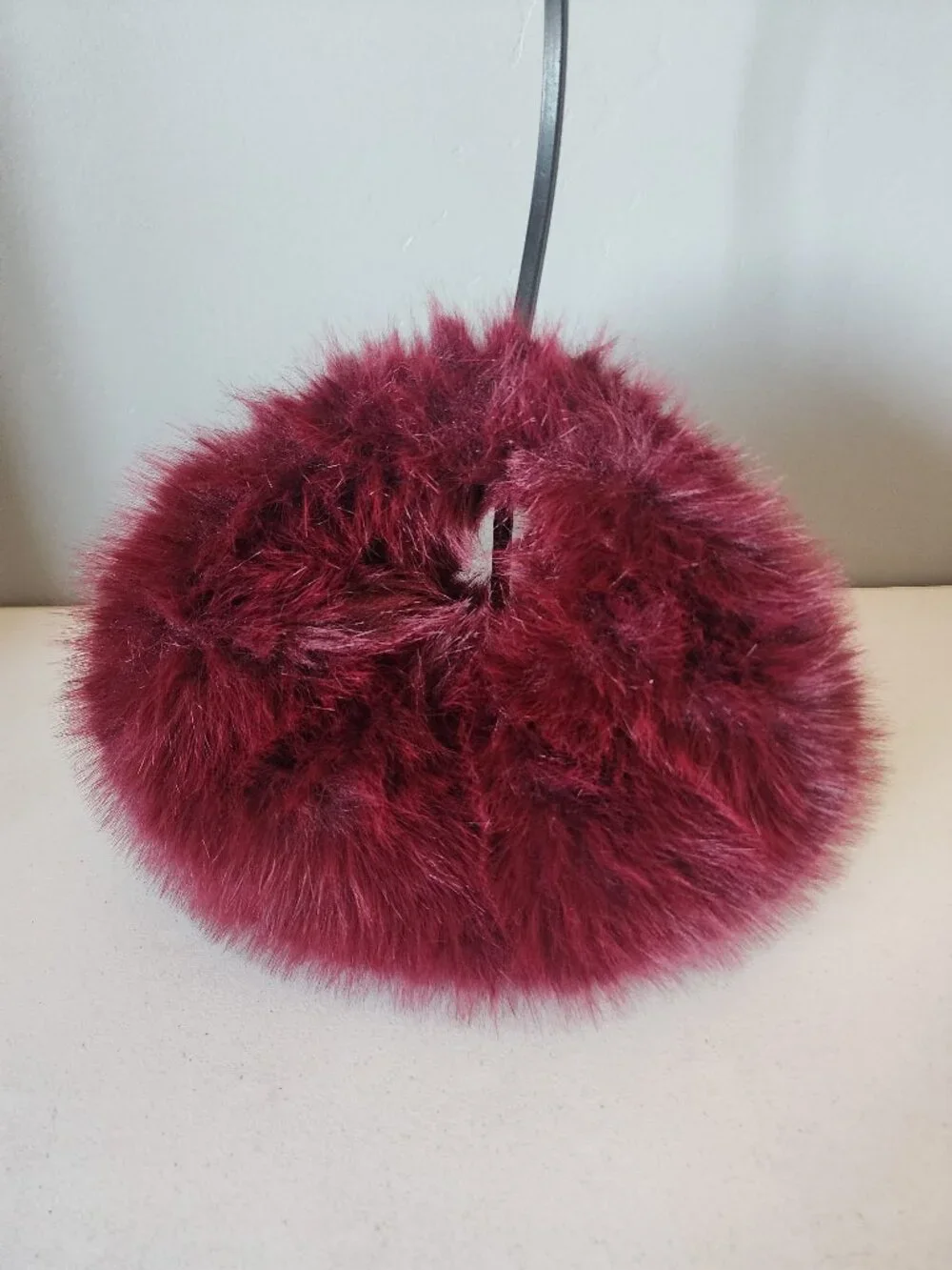 Naked Wardrobe Faux Fur Hobo 